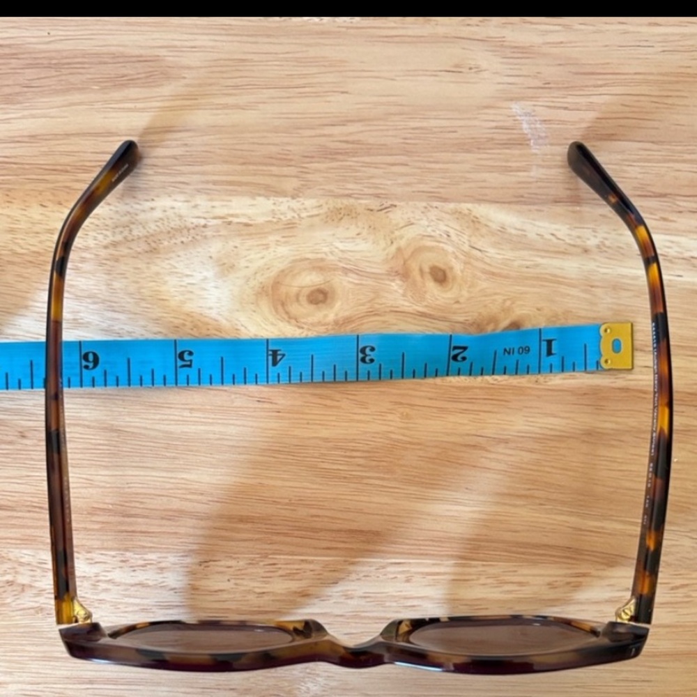Coach Tortoise Brown and Gold Sunglasses, Coach Cat Eye Sunglasses Case Included - Picture 11 of 16